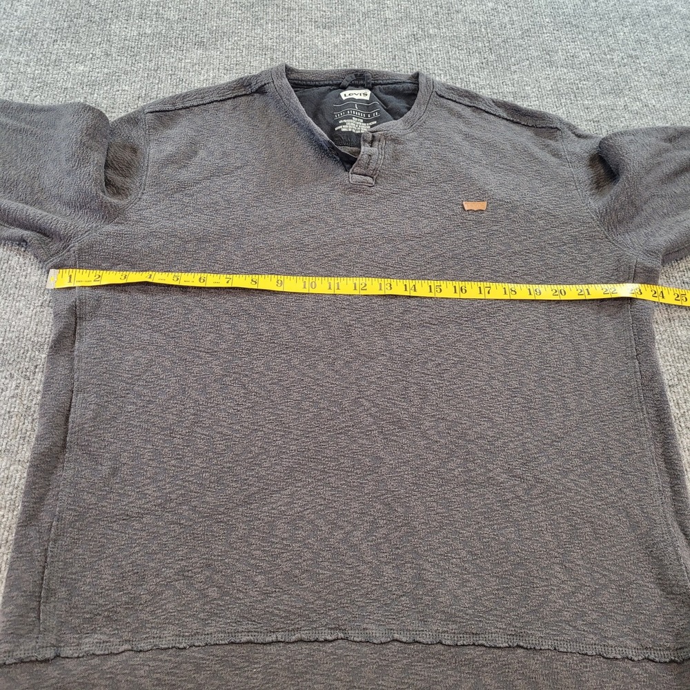 Lot of 2 Levis Henley Lightweight Sweaters Mens L Long Sleeves - Picture 5 of 15